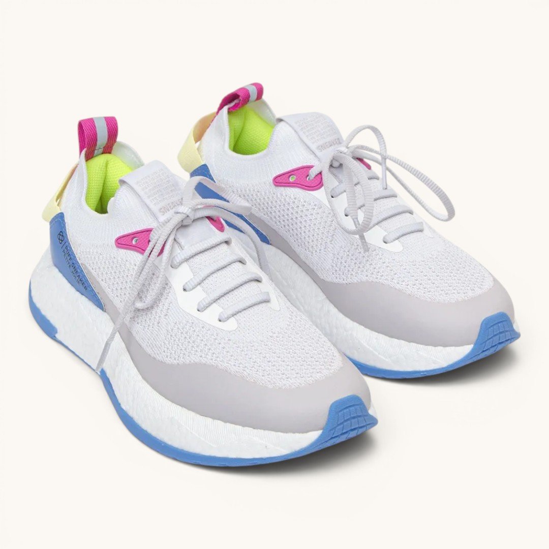 Tênis Petite Jolie Puff Sneaker Branco Multi/Blues Branco 2