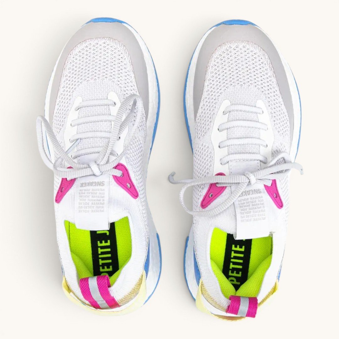 Tênis Petite Jolie Puff Sneaker Branco Multi/Blues Branco 3