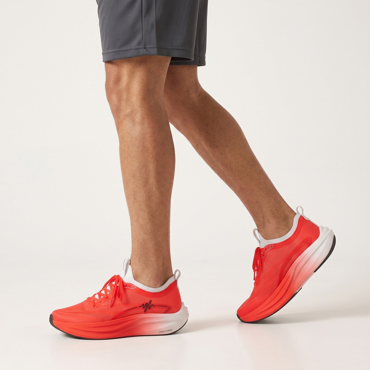 Tênis Actvitta Masculino com Placa de Carbono Vermelho Vermelho 2
