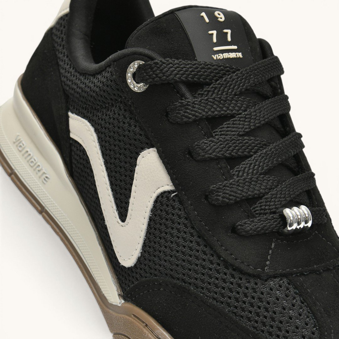 Tênis Via Marte Feminino Preto Preto 4