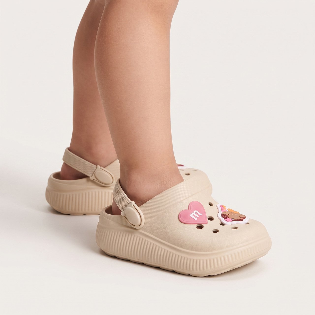 Babuche Bebê Molekinha Capivara Creme Branco 2