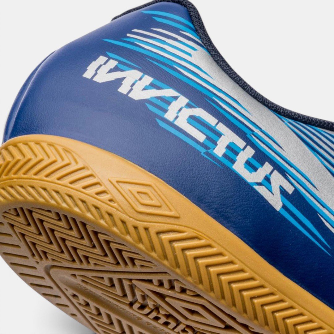 Chuteira Futsal Umbro Invictus Infantil Azul Marinho Azul 7