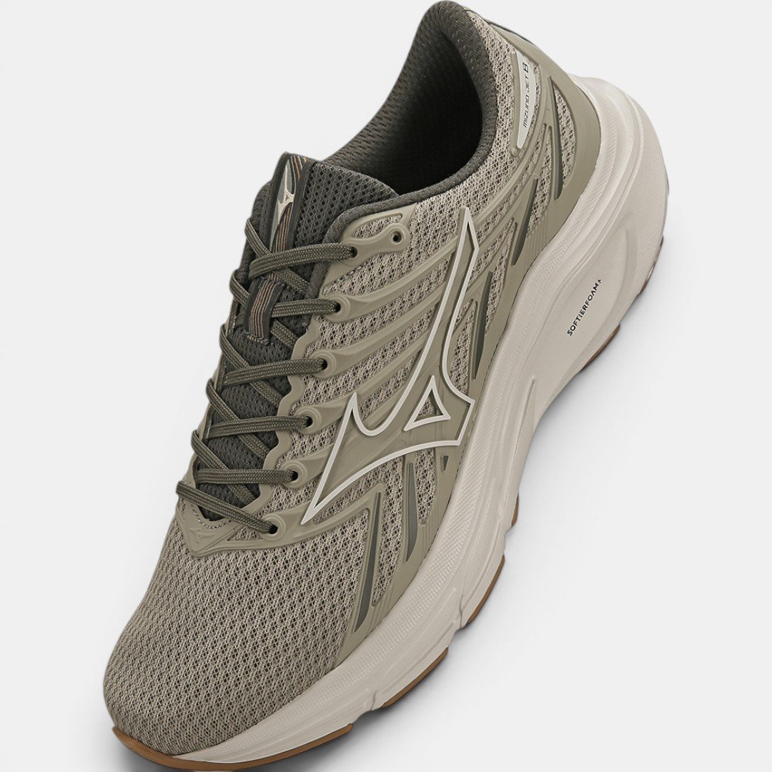 Tênis de Corrida Masculino Mizuno Jet 8 Verde Musgo Verde 2