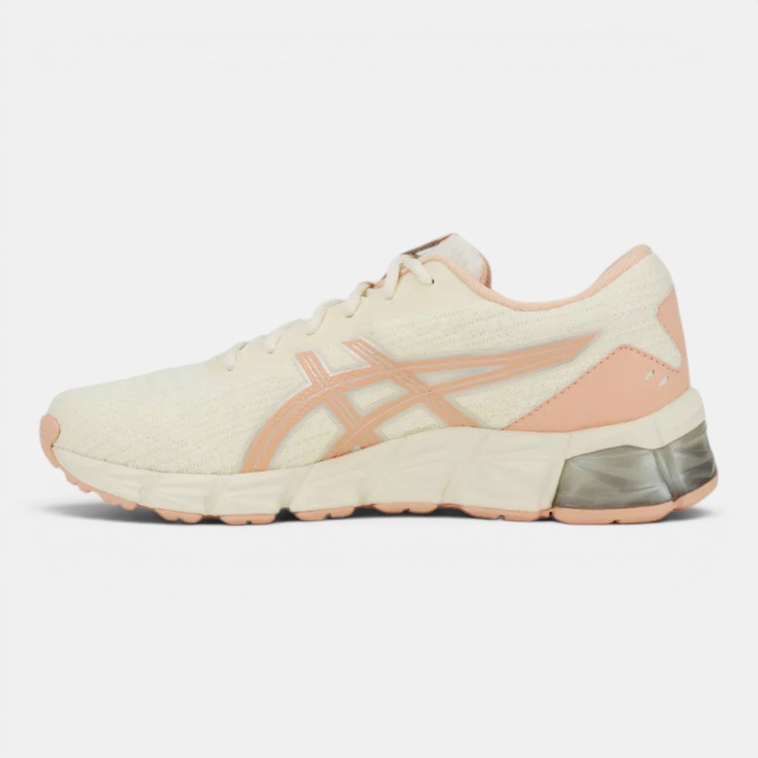 Tênis Asics Gel-Quantum ST Creme com Rosa Branco 3