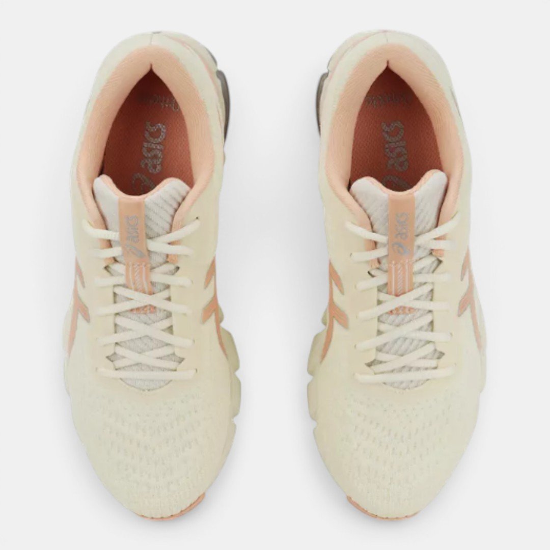 Tênis Asics Gel-Quantum ST Creme com Rosa Branco 5