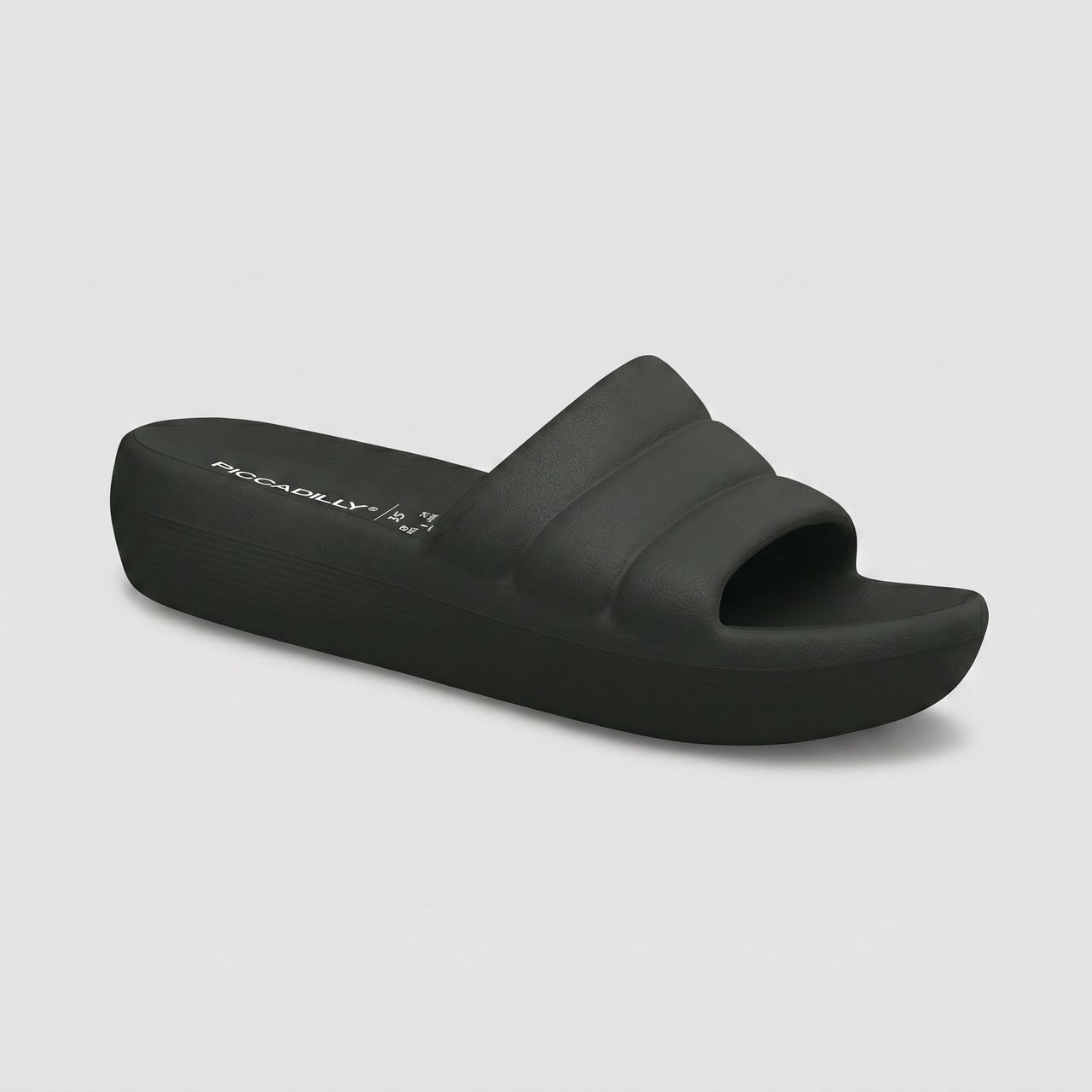 Chinelo Nuvem Marshmallow Piccadilly Preto Preto 3
