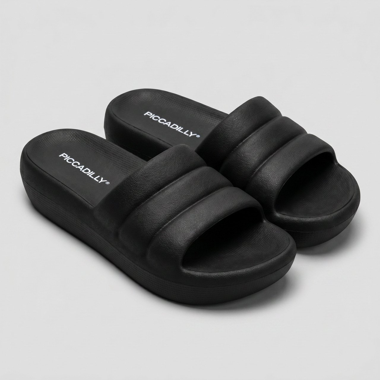 Chinelo Nuvem Marshmallow Piccadilly Preto Preto 4