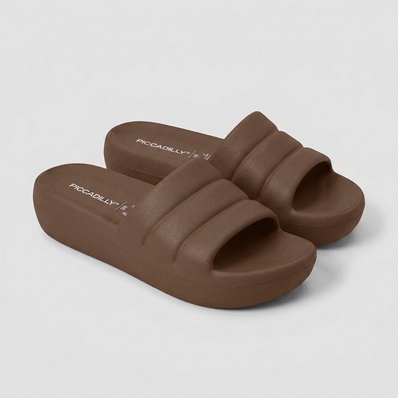 Chinelo Nuvem Marshmallow Piccadilly Marrom Marrom 4