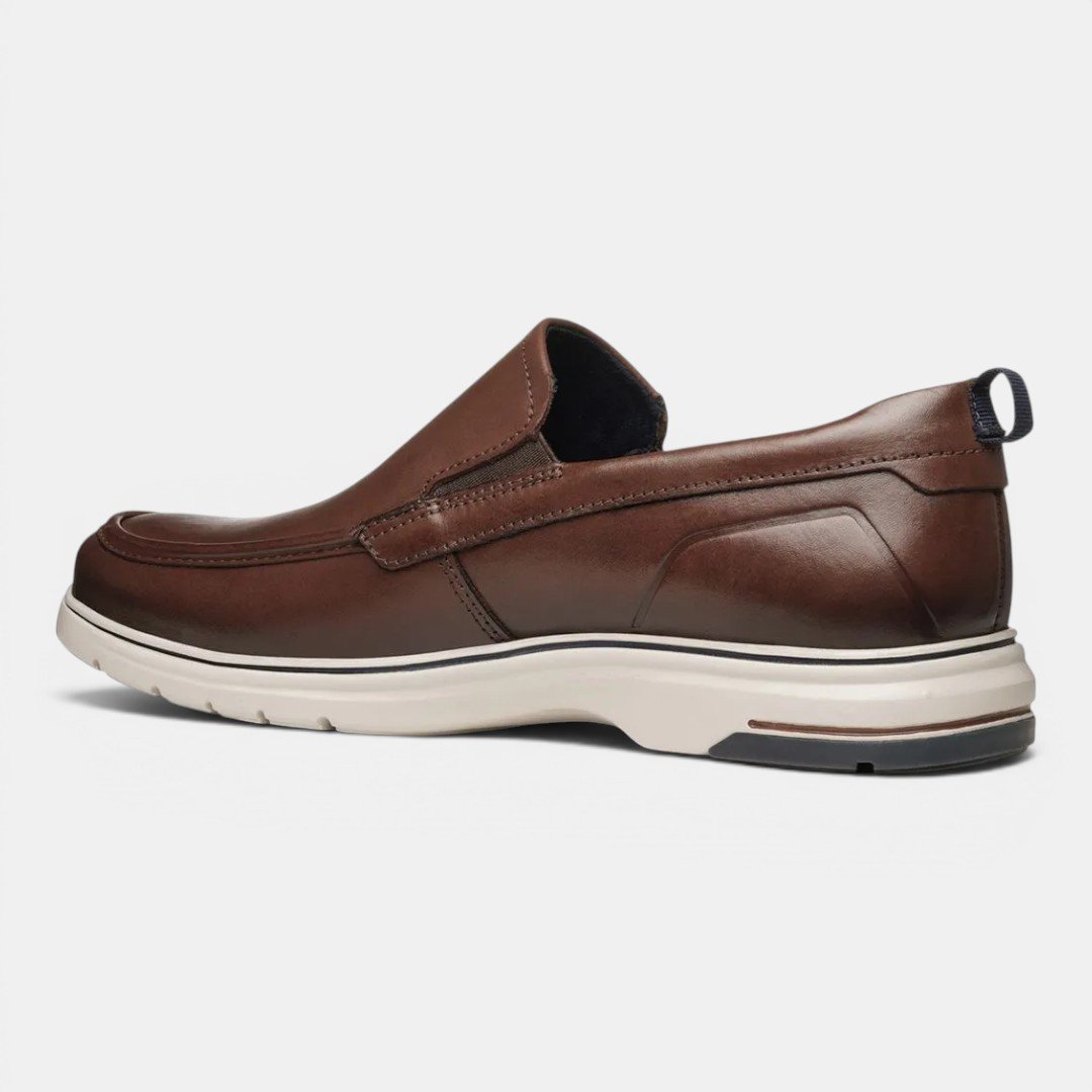 Sapato Casual Pegada Masculino Em Couro Marrom Marrom 3