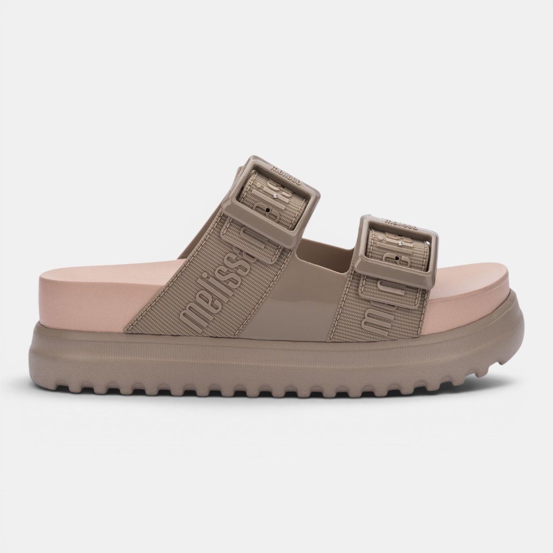 Tamanco Melissa Cozy M-Lover Platform Bege