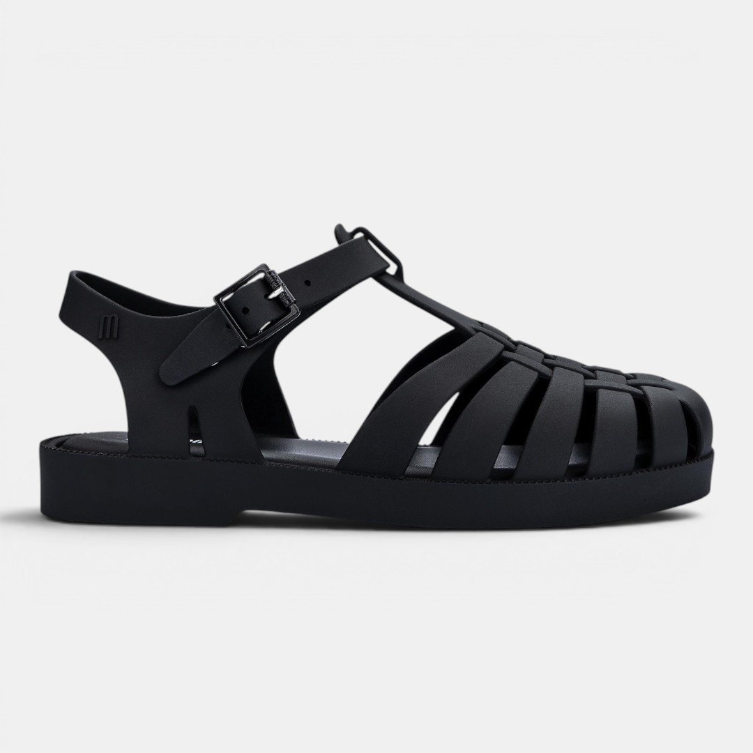 Sandália Mini Melissa Possession Infantil Preto Fosco