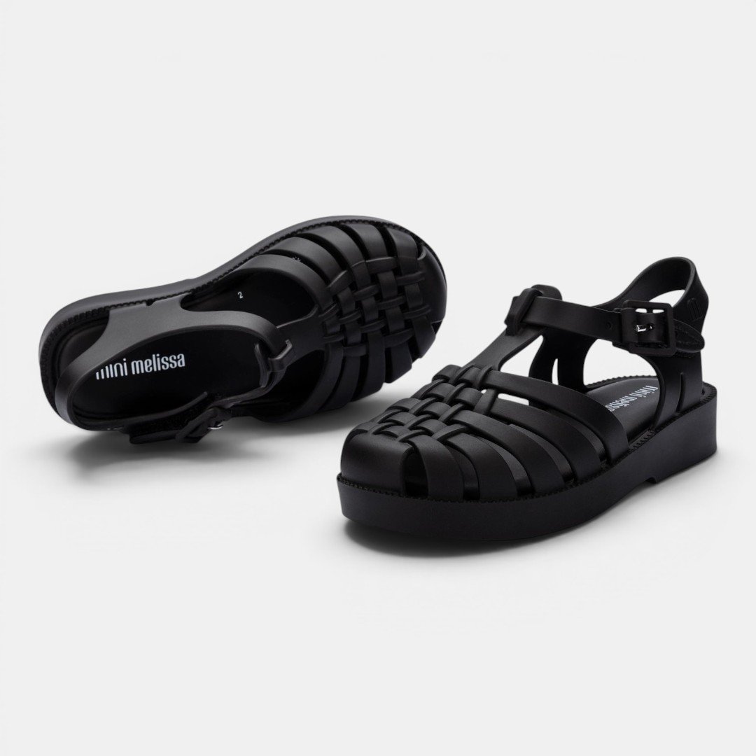 Sandália Mini Melissa Possession De Bebê Preta Preto 3