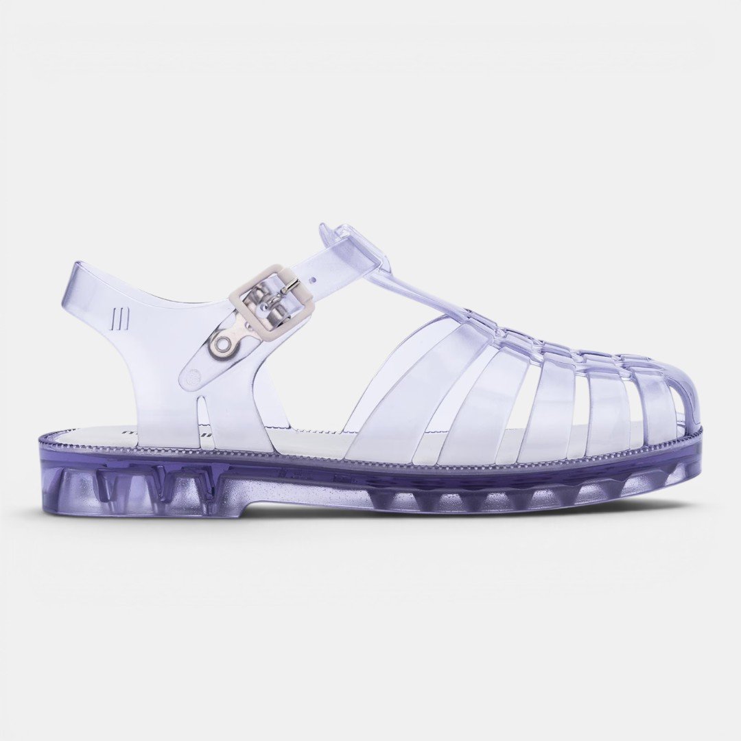 Sandália Mini Melissa Possession Infantil Vidro Transparente