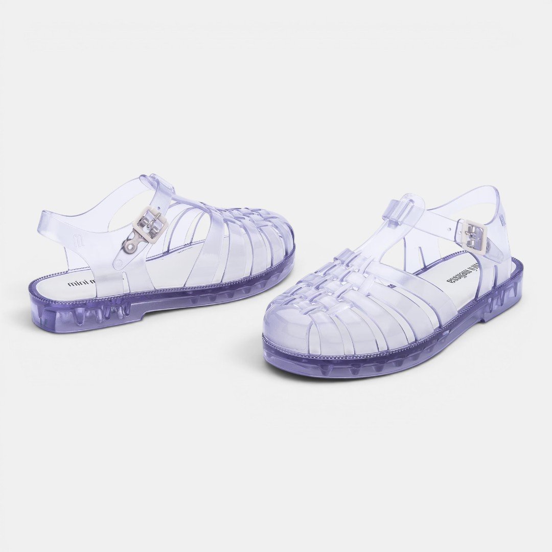 Sandália Mini Melissa Possession Infantil Vidro Transparente Transparente 3