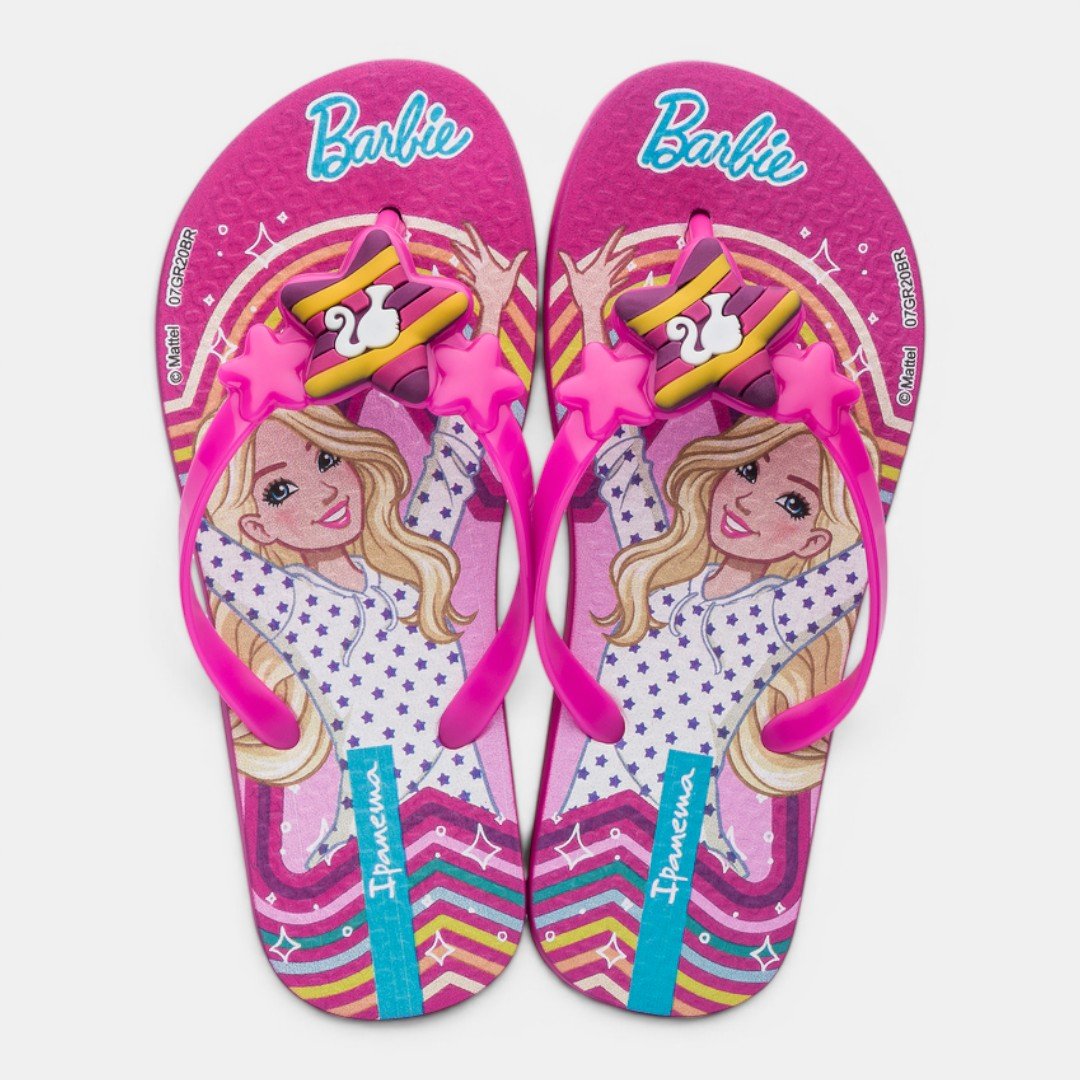 Chinelo Ipanema Barbie Style Infantil Rosa