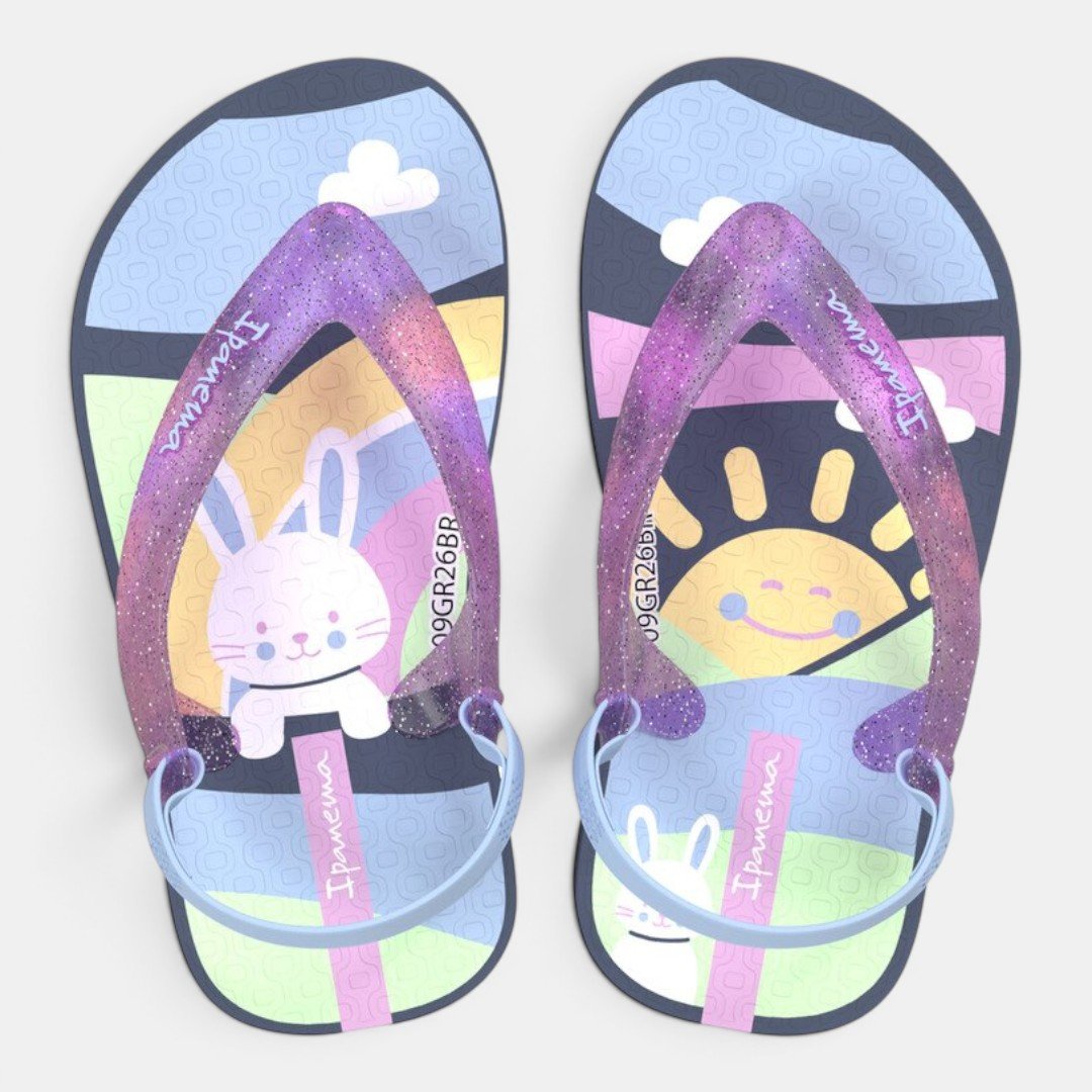 Chinelo De Dedo Bebê Ipanema Azul