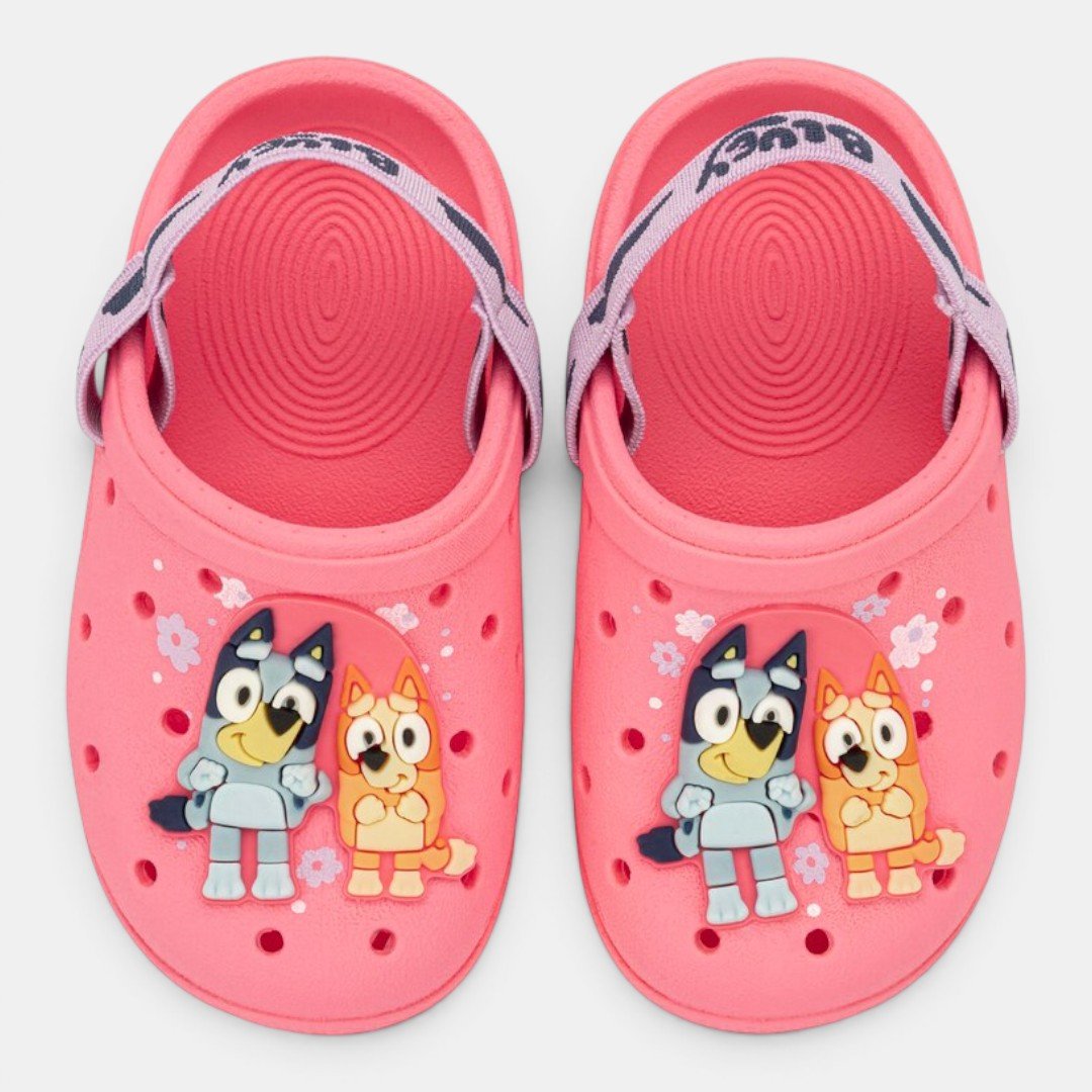 Babuche Bluey Moments Baby Grendene Rosa Rosa 3