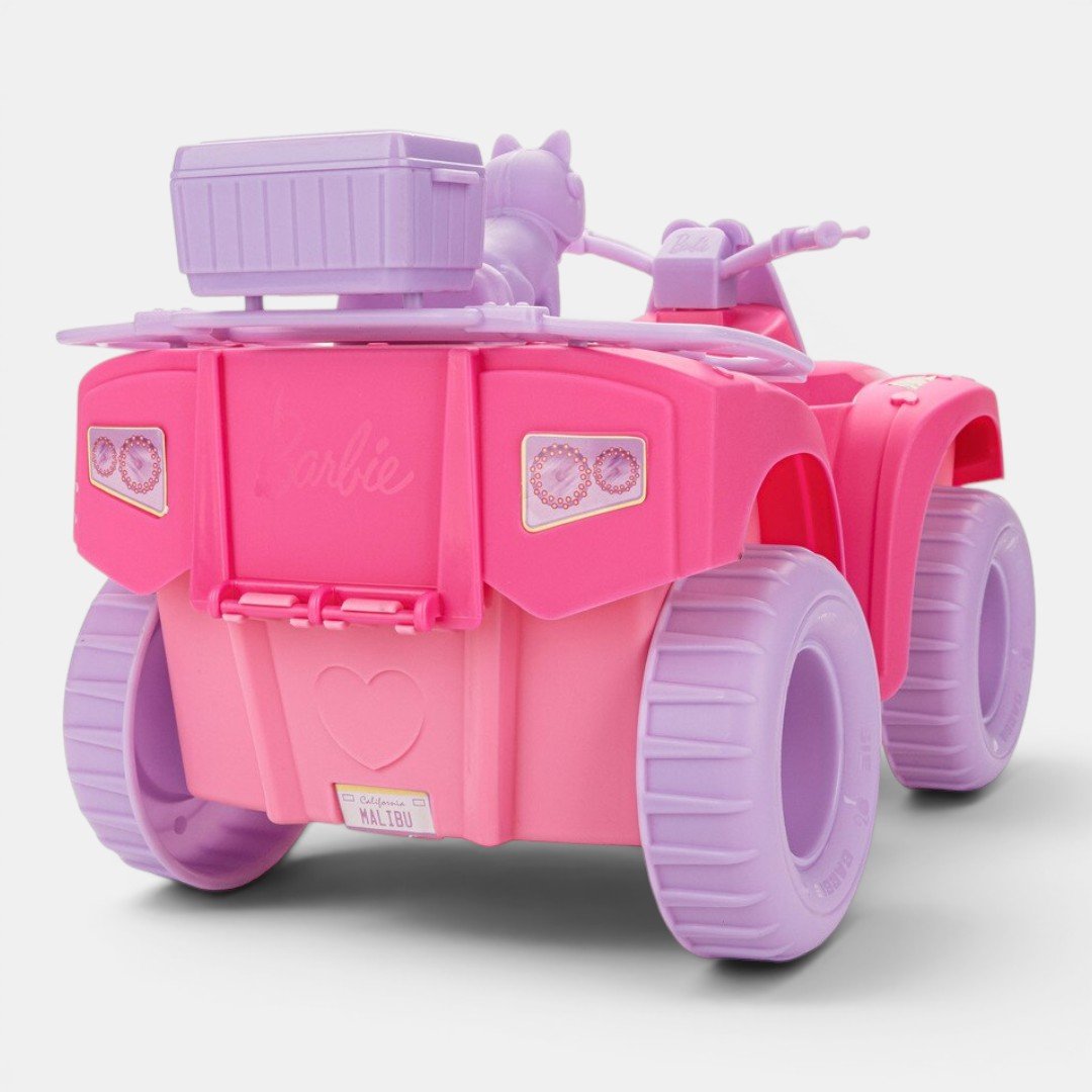Sandália Rasteira Barbie Fashion Trip Infantil Rosa Médio Rosa 3