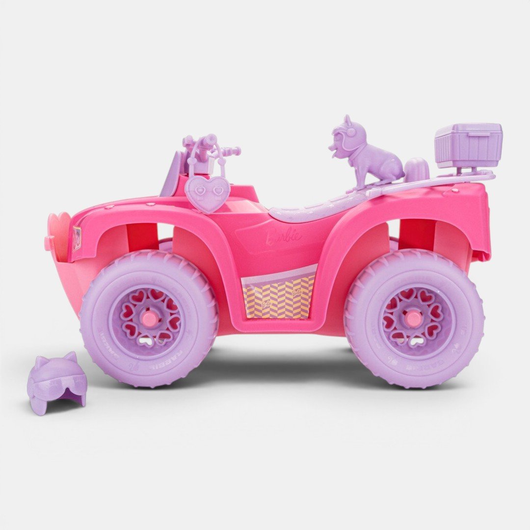 Sandália Rasteira Barbie Fashion Trip Infantil Rosa Médio Rosa 5