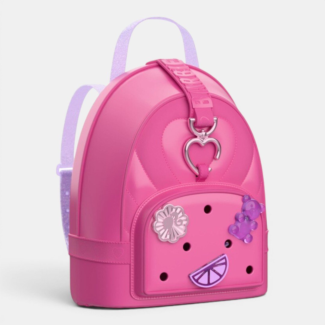 Babuche Barbie Pop Pins Com Mochila Infantil Rosa Escuro Rosa 3