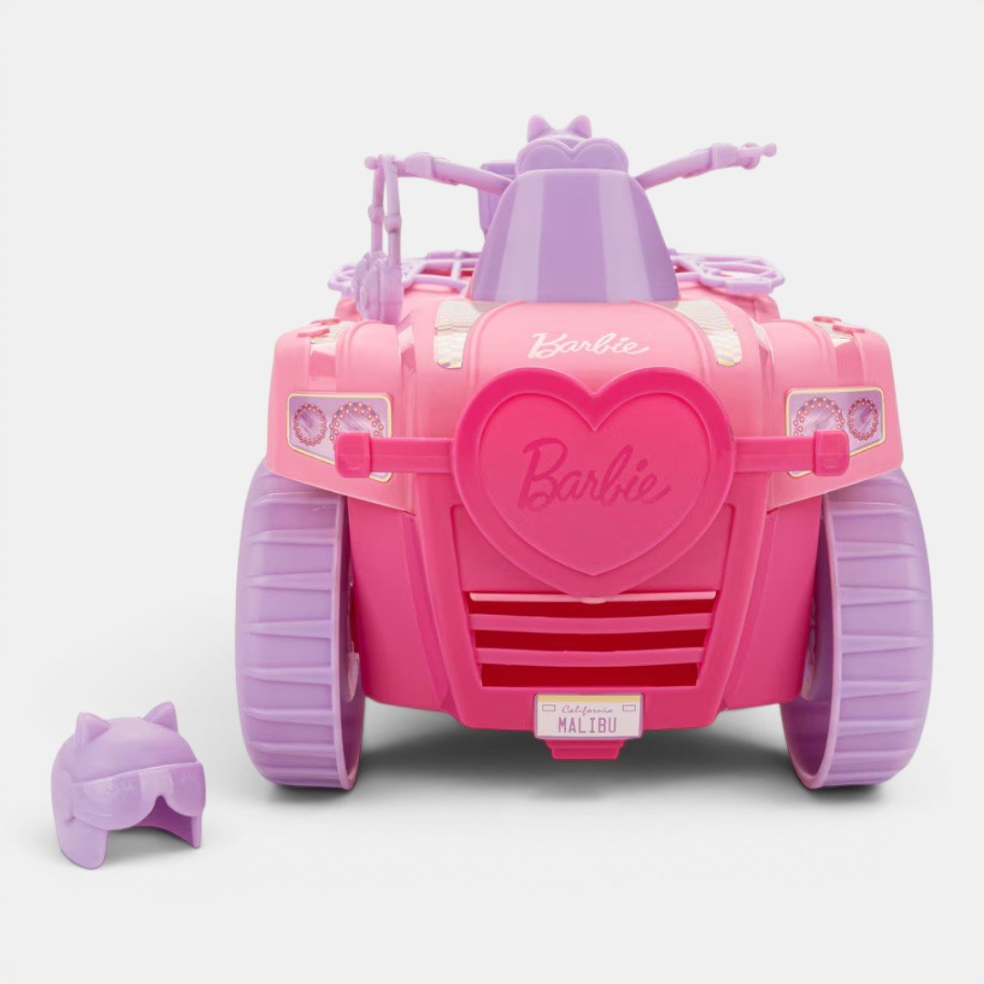 Sandália Rasteira Barbie Fashion Trip Infantil Rosa Claro Rosa 3