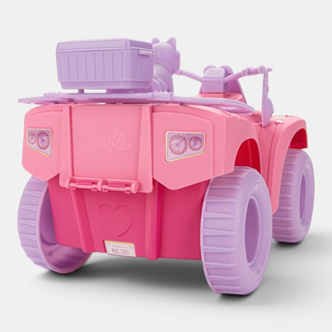 Sandália Rasteira Barbie Fashion Trip Infantil Rosa Claro Rosa 4