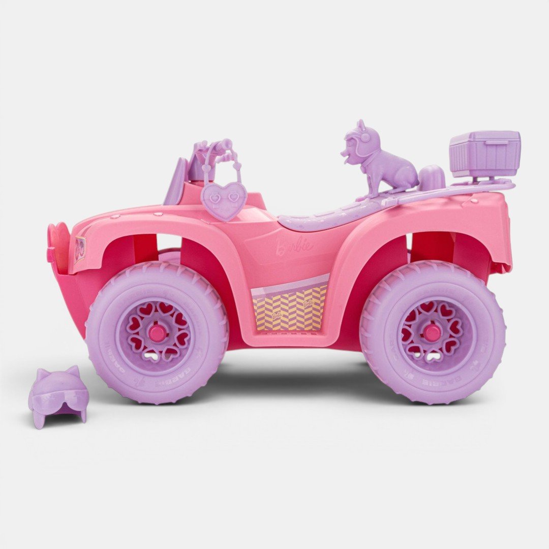 Sandália Rasteira Barbie Fashion Trip Infantil Rosa Claro Rosa 7