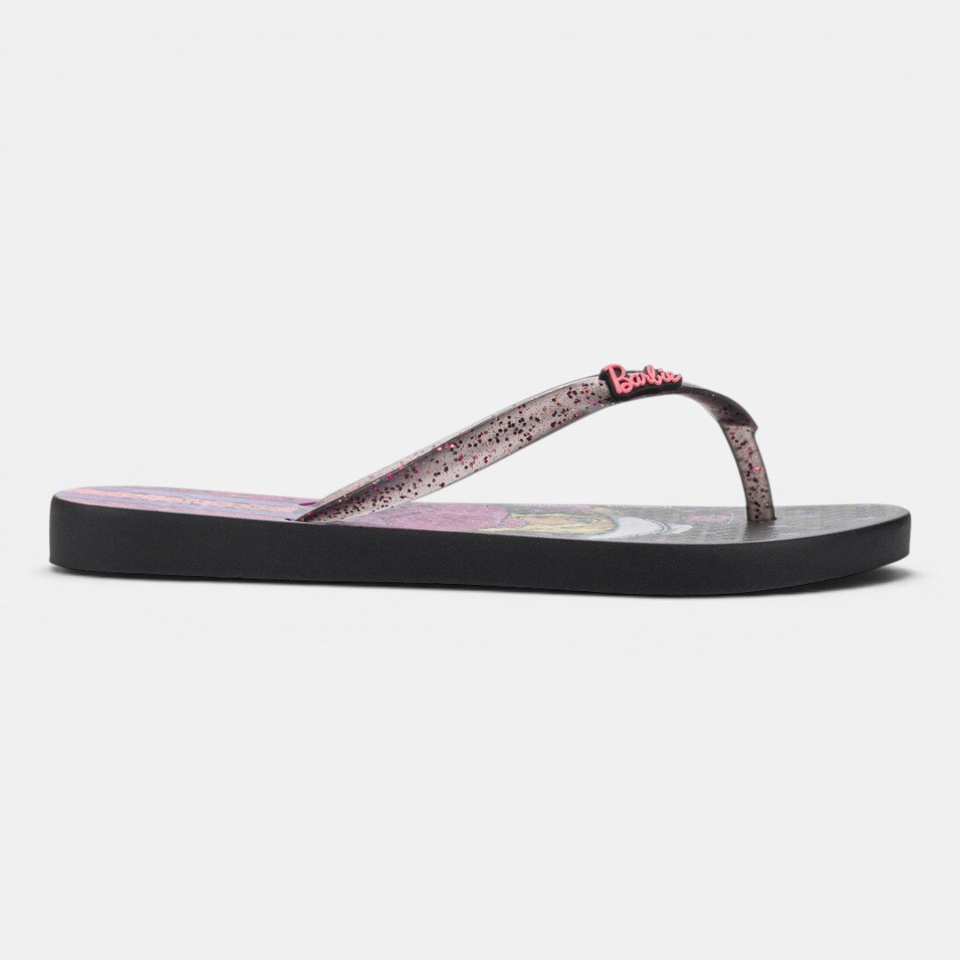 Chinelo De Dedo Infantil Barbie Meu Encanto Ipanema Preto Preto 2