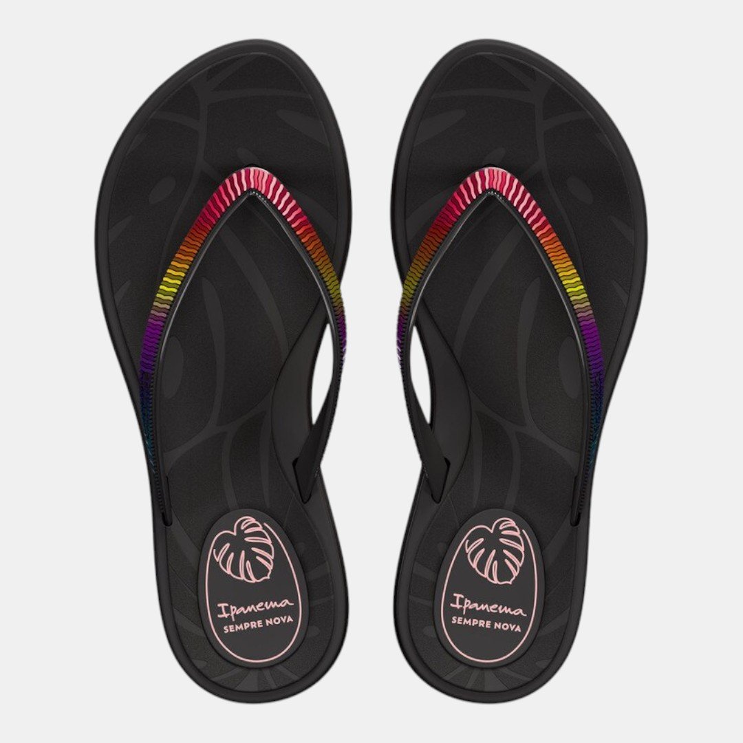 Chinelo Ipanema Shine Infantil Preto