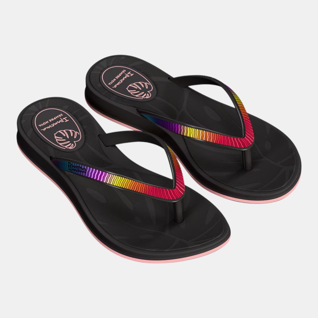 Chinelo Ipanema Shine Infantil Preto Preto 3