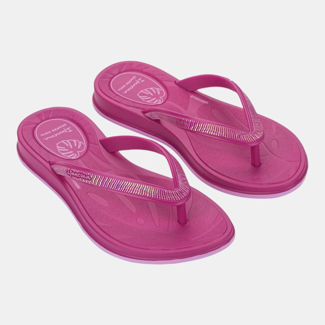Chinelo Ipanema Shine Infantil Rosa Rosa 3