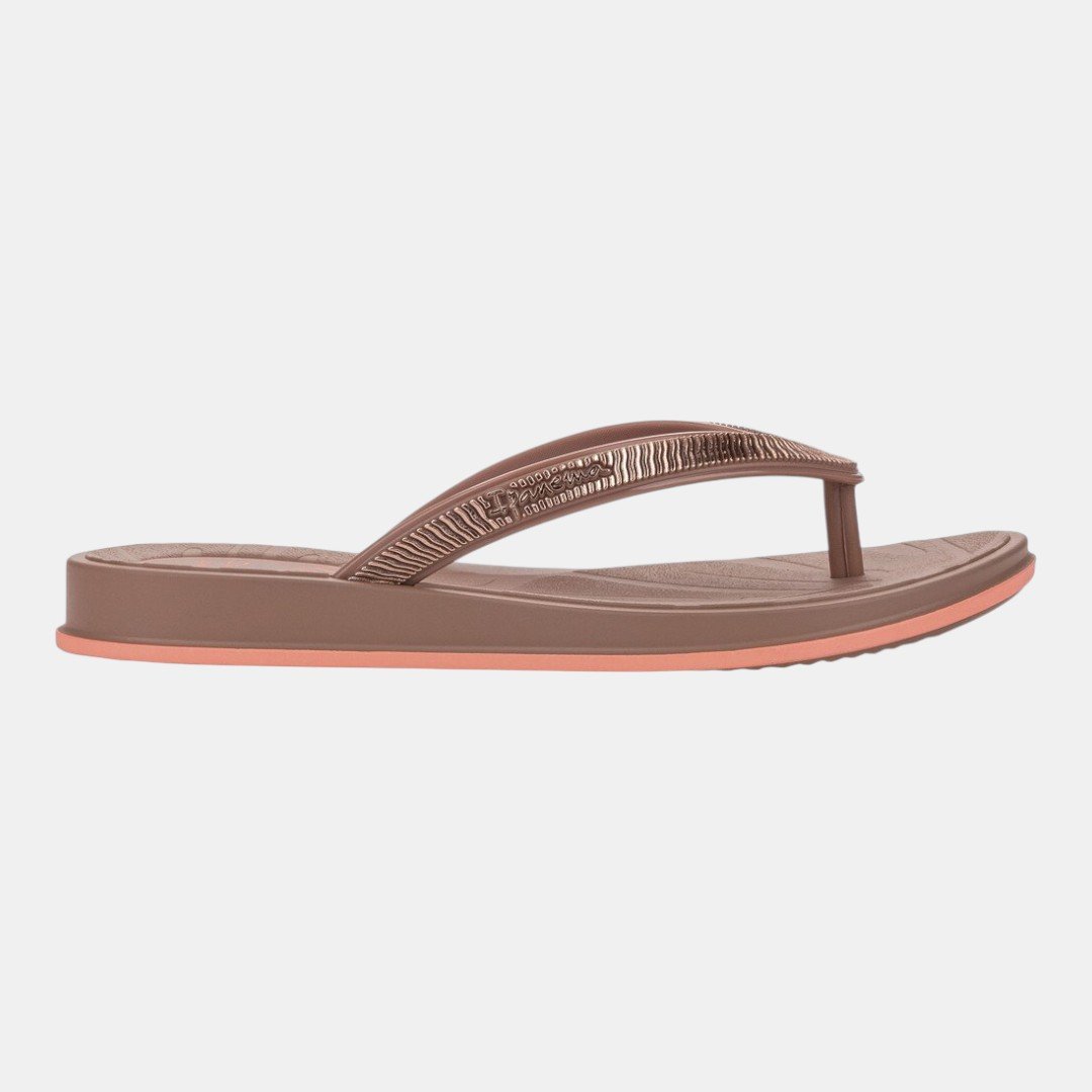 Chinelo Ipanema Shine Infantil Marrom Marrom 2