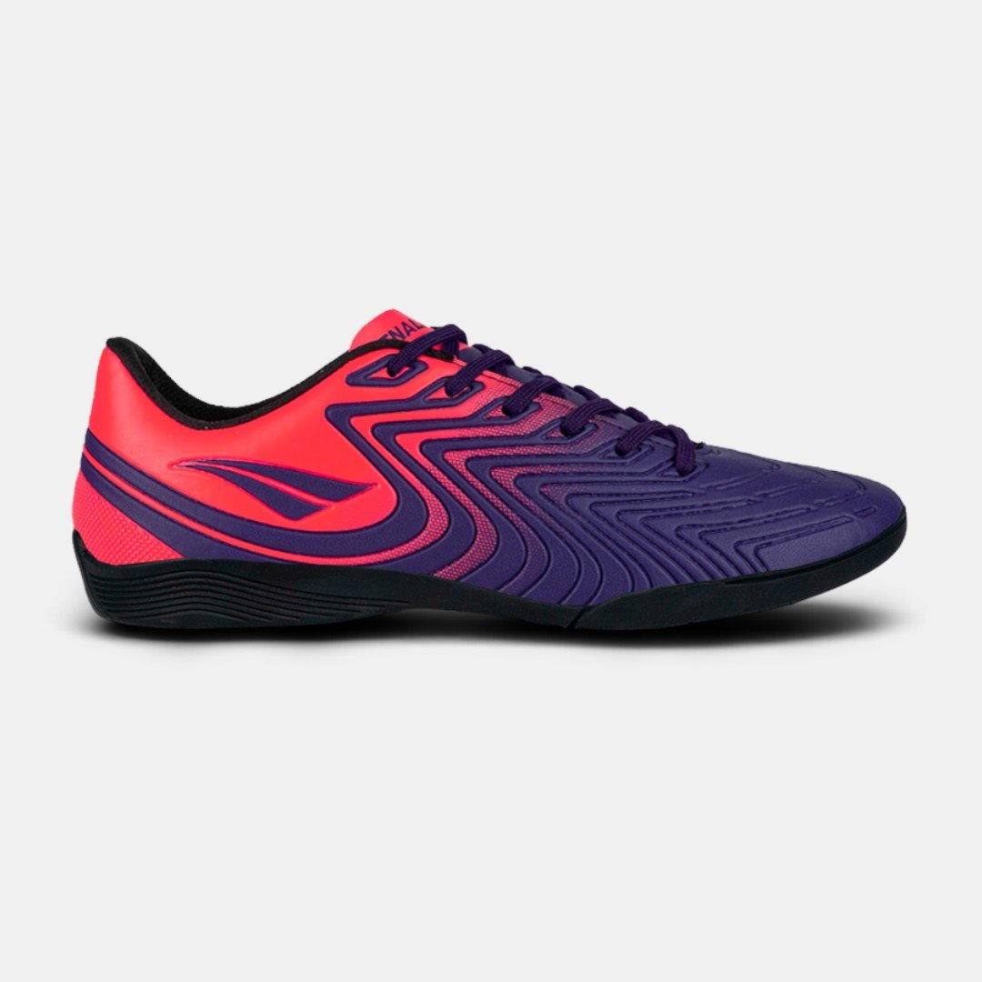 Chuteira Futsal Penalty Bravo 4 Roxa com Pink