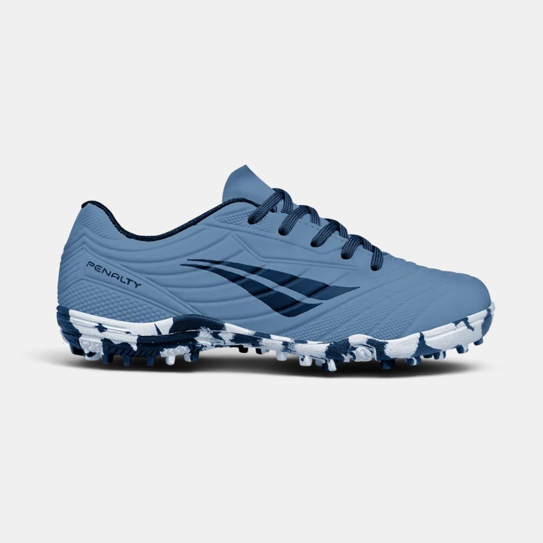 Chuteira Society Infantil Penalty Matis Kids XXI Azul