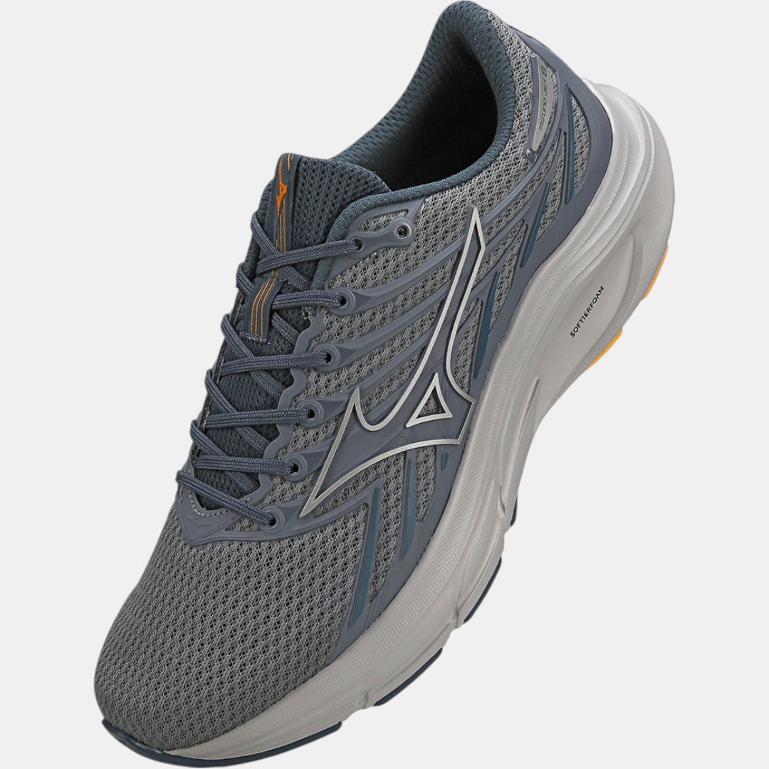 Tênis de Corrida Masculino Mizuno Jet 8 Cinza Azul 2