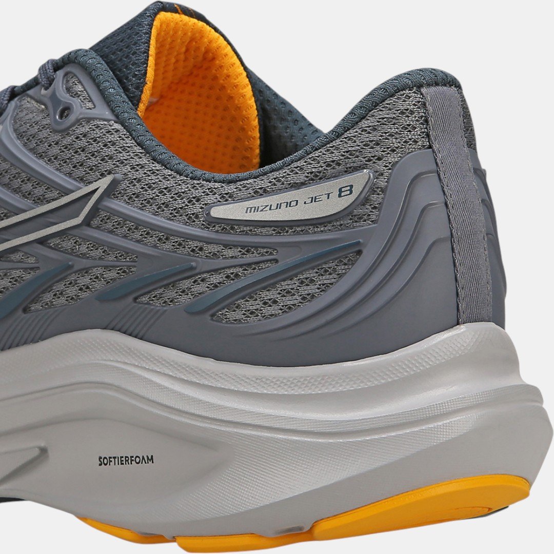 Tênis de Corrida Masculino Mizuno Jet 8 Cinza Azul 8