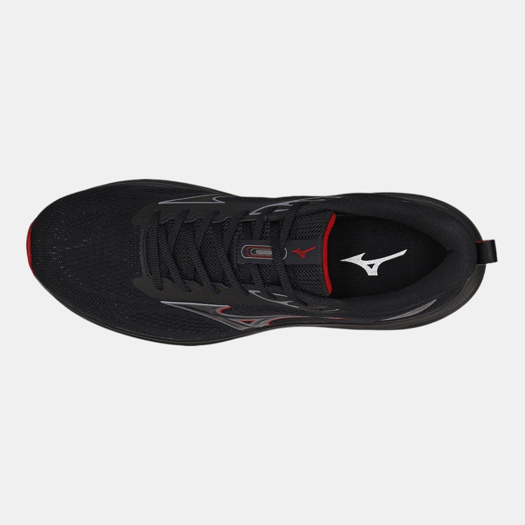 Tênis De Corrida Mizuno Enigma 3 Preto com Vermelho Preto 5