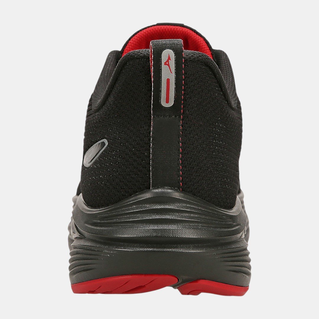 Tênis De Corrida Mizuno Enigma 3 Preto com Vermelho Preto 6
