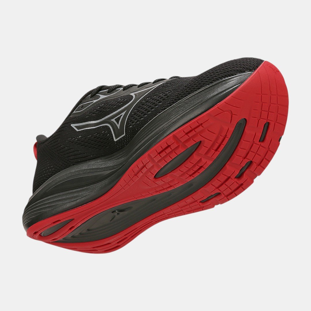 Tênis De Corrida Mizuno Enigma 3 Preto com Vermelho Preto 7