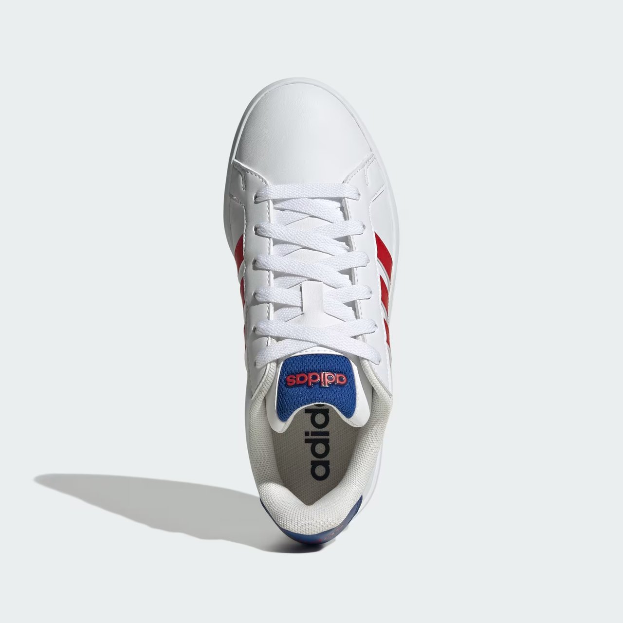 Tênis Adidas Grand Court 3.0 Infantil Branco Branco 3