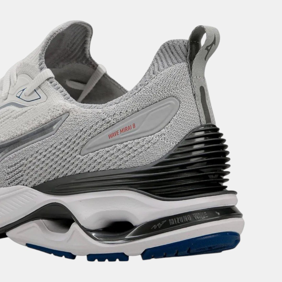 Tênis De Corrida Mizuno Wave Mirai 8 Branco Branco 8