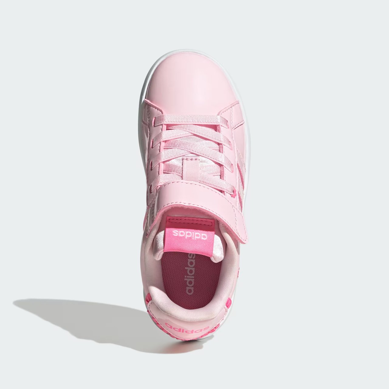 Tênis Adidas Grand Court 3.0 Feminino Infantil Rosa Rosa 3