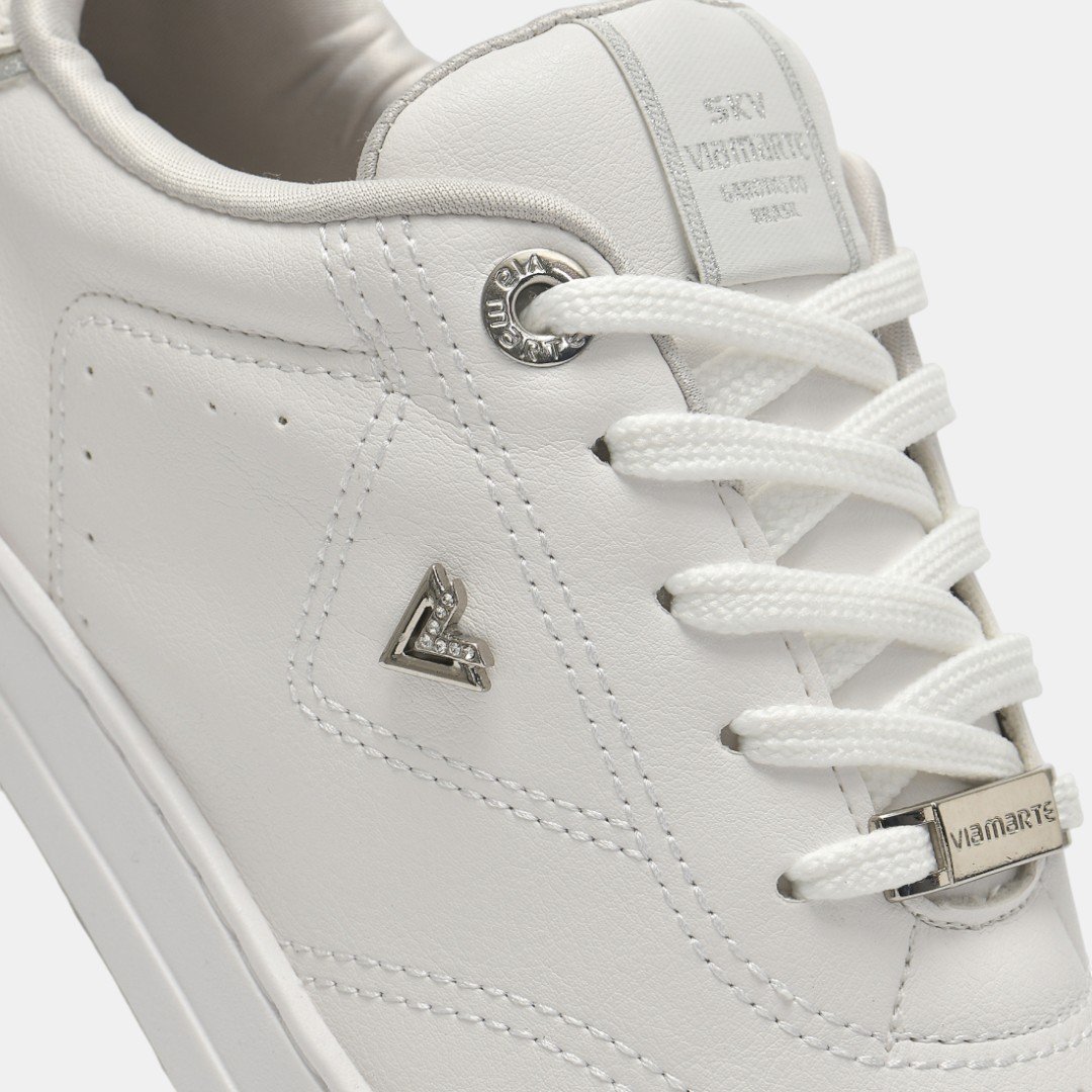Tênis Via Marte Casual Feminino Branco Branco 4