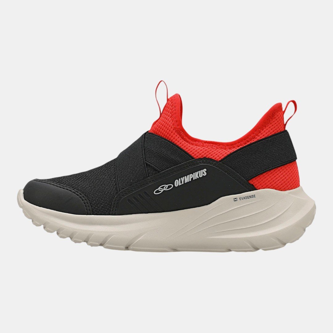 Tenis Olympikus Infantil Stream Kids Preto com Vermelho Preto 3