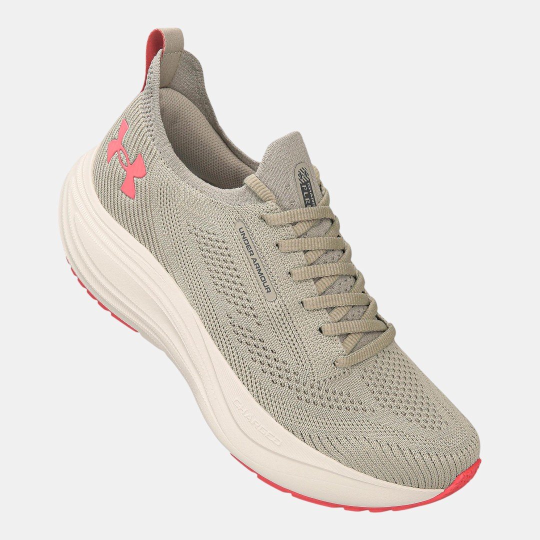 Tênis Under Armour Charged Fleek Cinza com Pink Cinza 2
