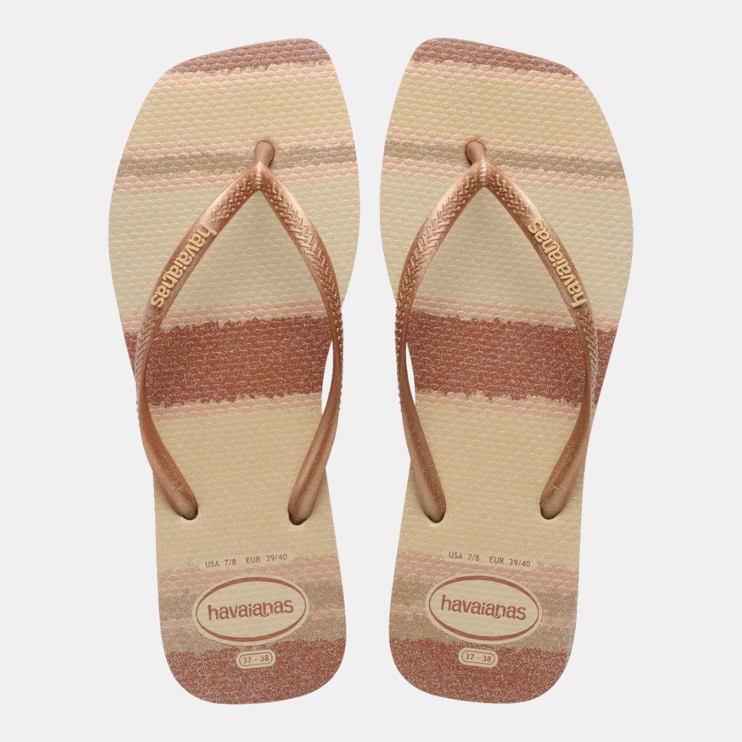 Chinelo Havaianas Slim Square Palette Glow