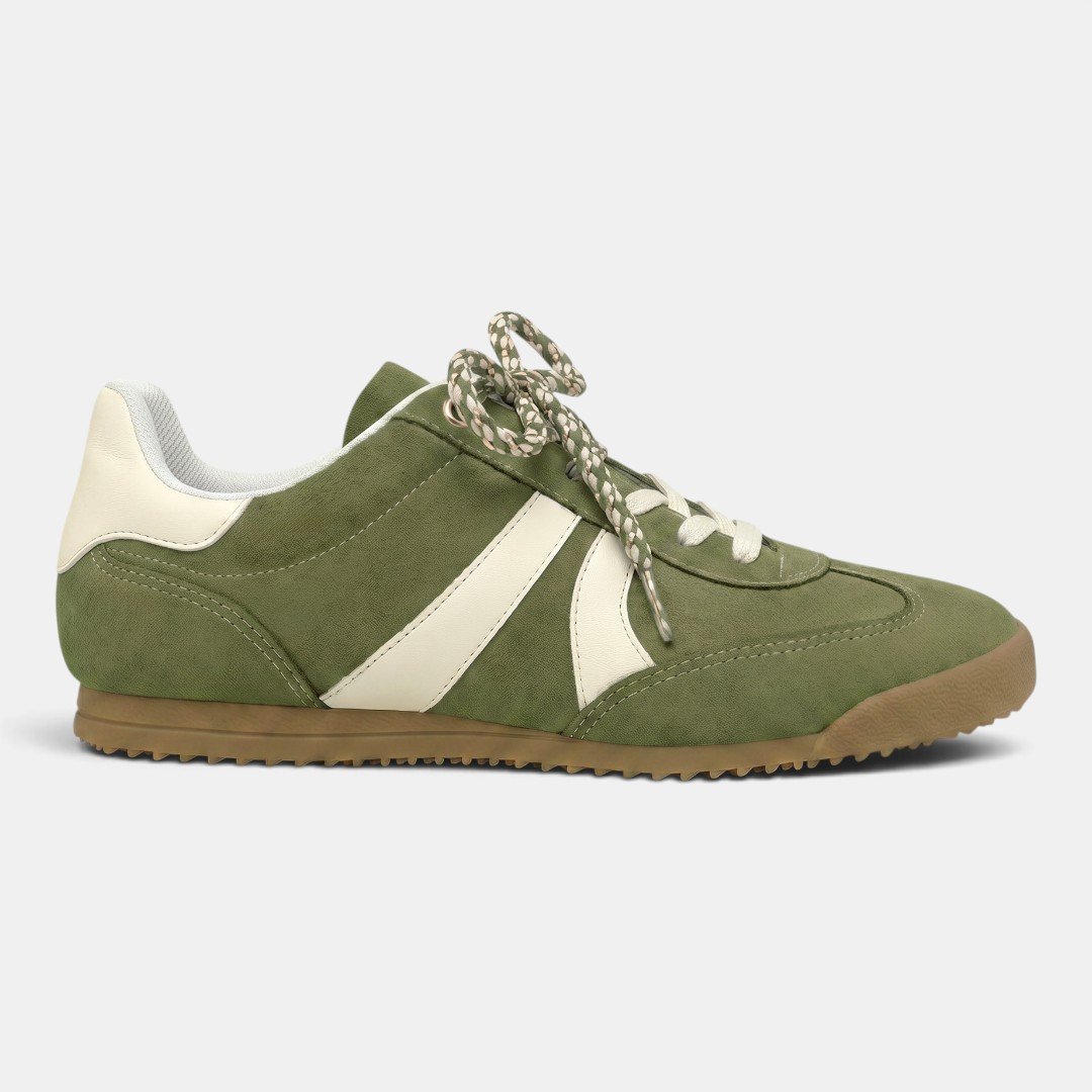 Tênis Piccadilly Casual Feminino Retrô Verde Oliva