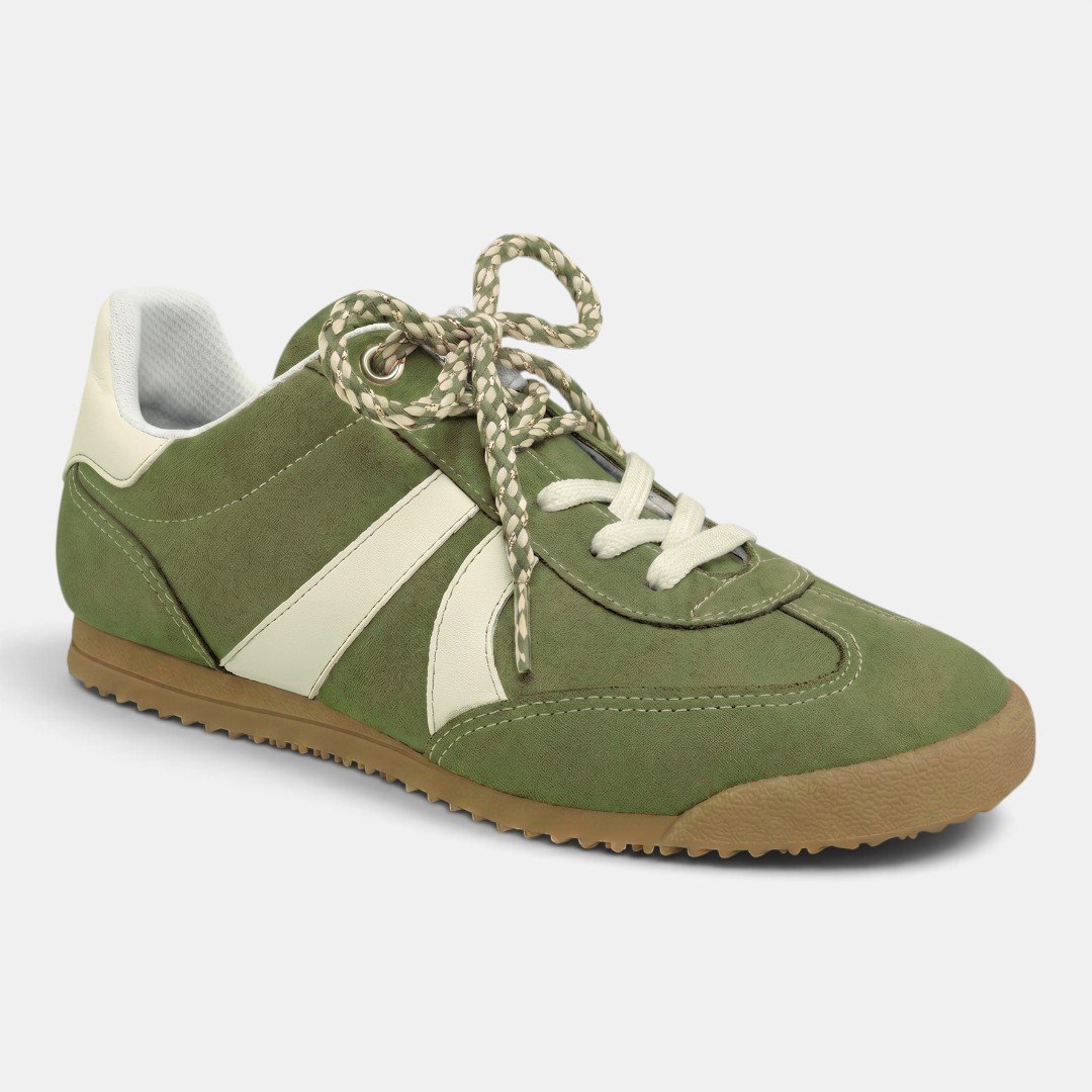 Tênis Piccadilly Casual Feminino Retrô Verde Oliva Verde 3