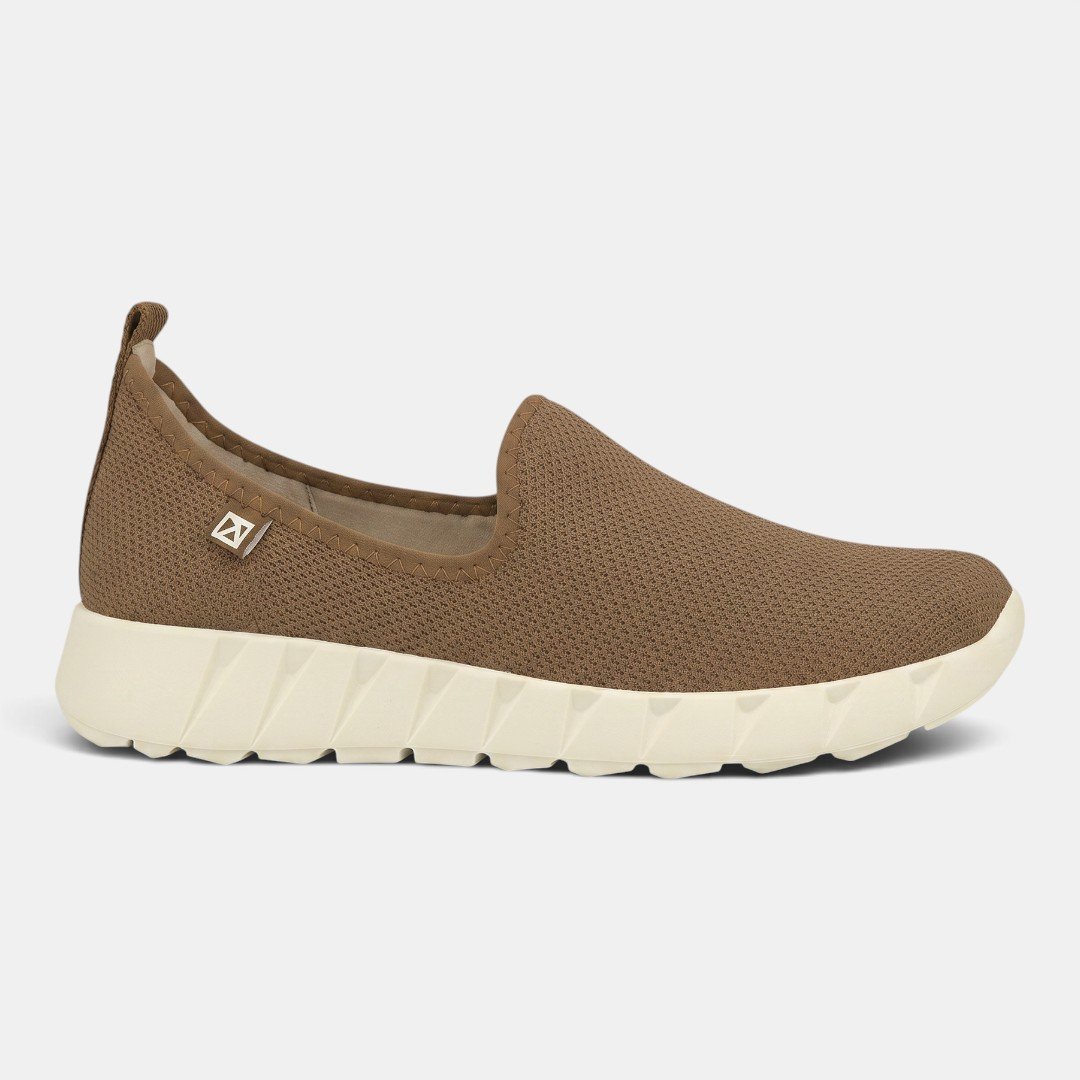 Tênis Slip On Piccadilly Casual Feminino Caramelo