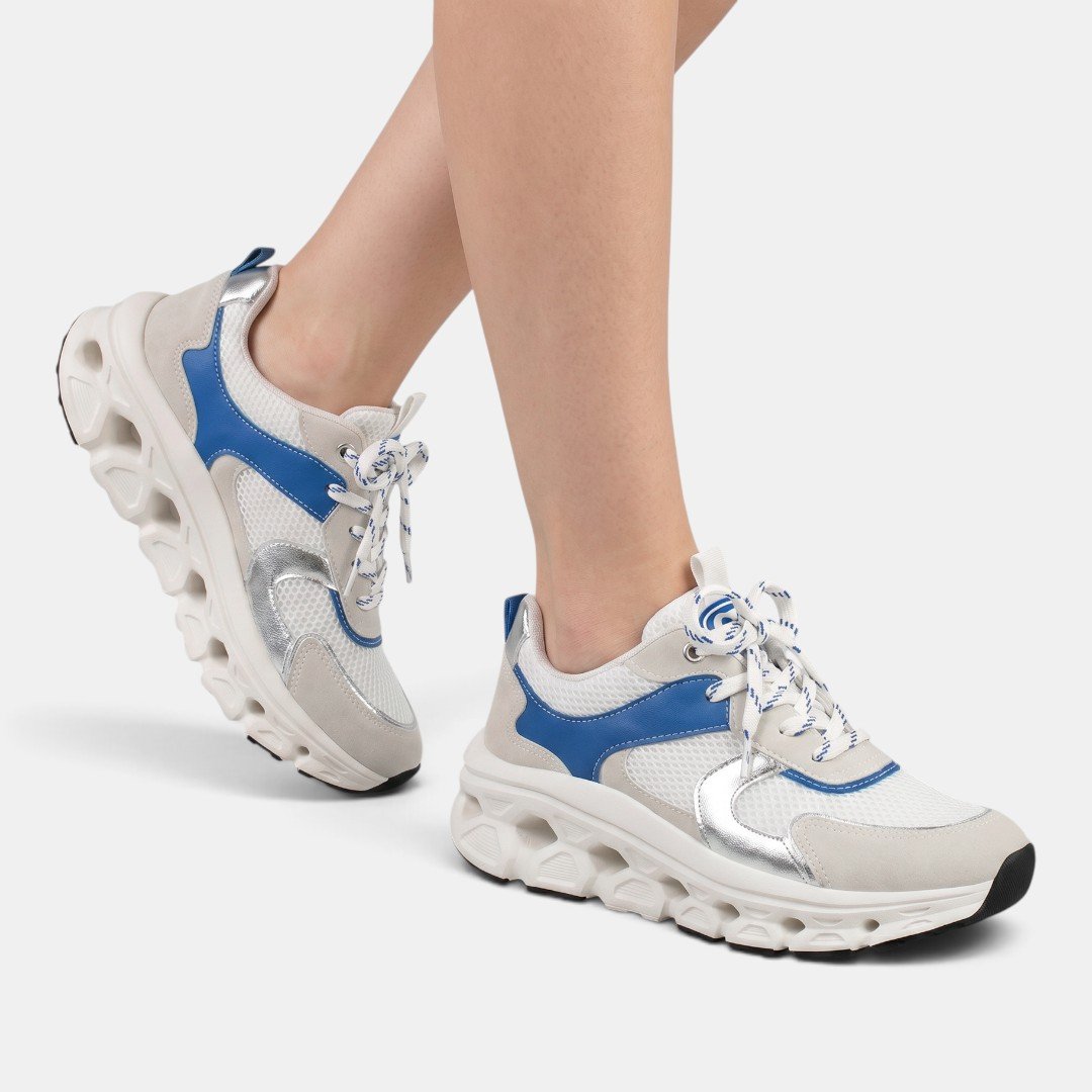 Tênis Piccadilly Maxi Tech Branco com Azul Branco 4